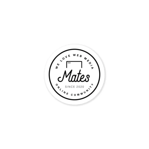 Mates（メイツ） ステッカー