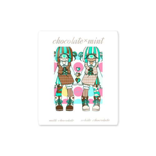 chocolateツインズ ステッカー