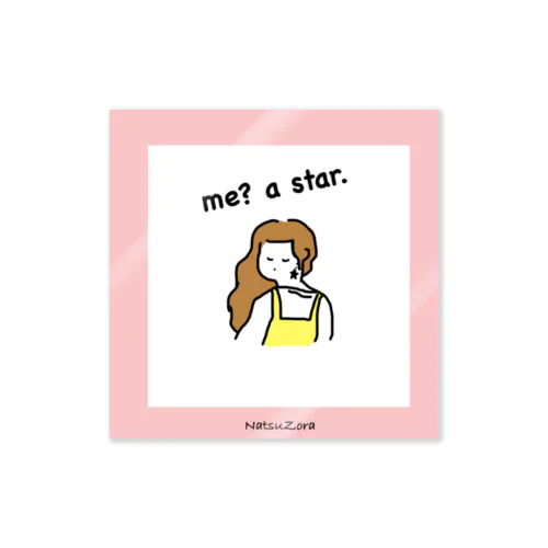 me? a star. ステッカー