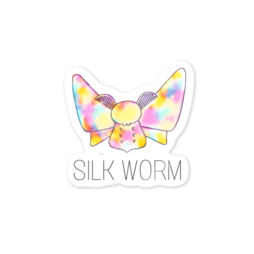 SILK WORM Sticker