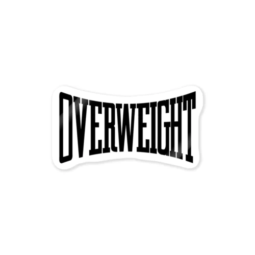 OVER WEIGHT ステッカー