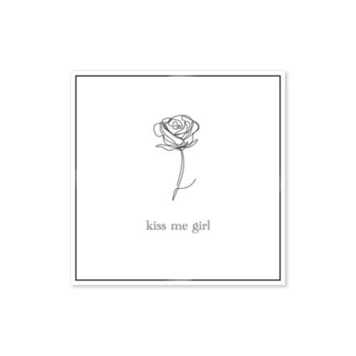 kiss me girl ステッカー Sticker