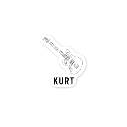 KURT -black line- ステッカー