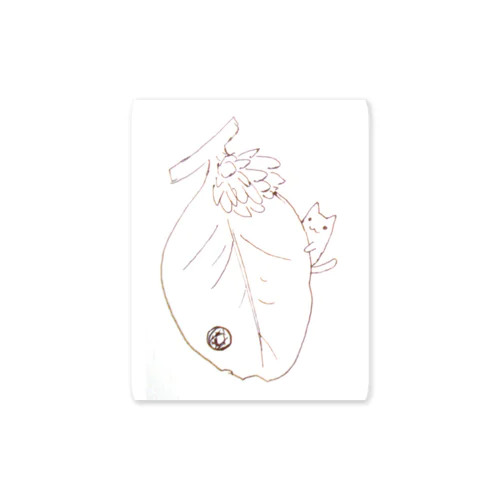 ネコむし『あずき』 Sticker