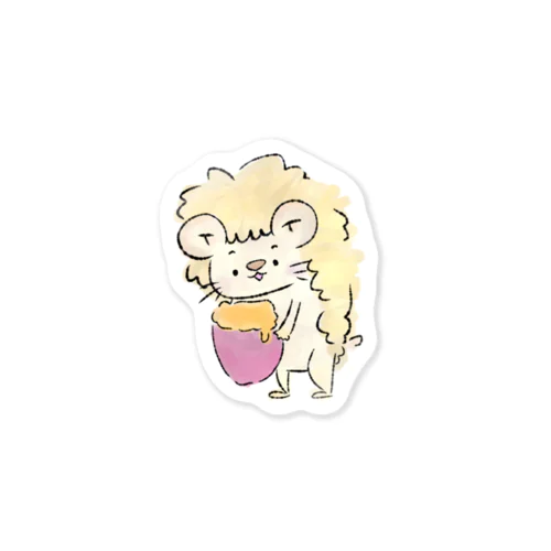 はりねずみと焼き芋 Sticker