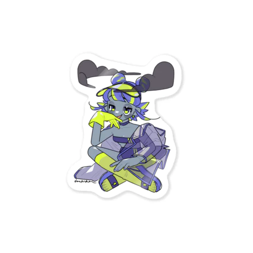 CLOUDY KABOOM Sticker