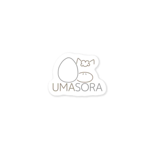 UMA×SORAコラボグッズ ステッカー