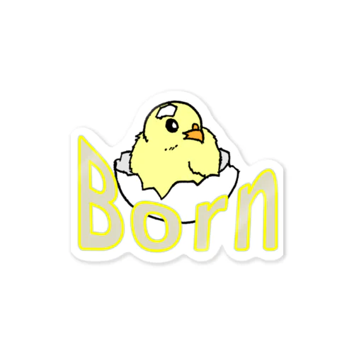 Born ステッカー