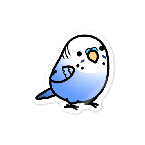 Chubby Bird セキセイインコ Sticker