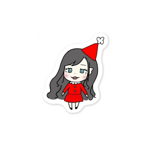 ちび梅ちゃんステッカー Sticker