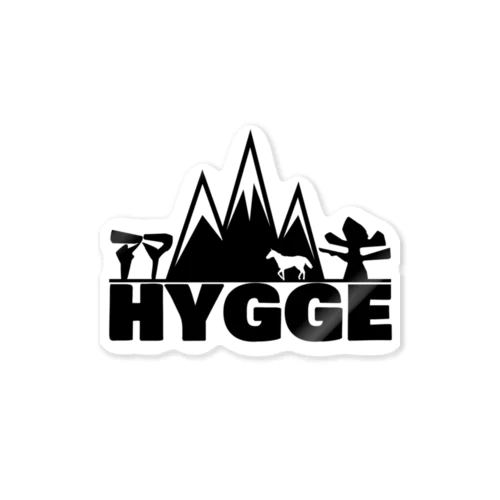 お山のHYGGE ステッカー