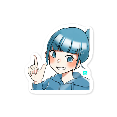 100人突破記念ゆかちゃ Sticker