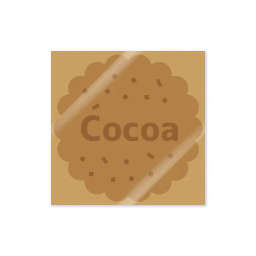 Cocoa beige ステッカー（クッキー） ステッカー