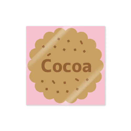 Cocoa pink ステッカー（クッキー） ステッカー