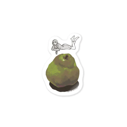 pear ステッカー