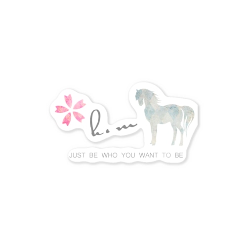 Spring Horse Sticker