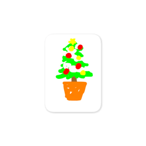クリスマスツリー Sticker