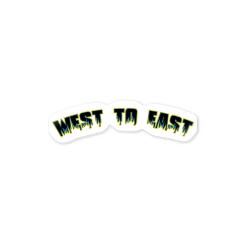 West to East DORODORO2 Sticker