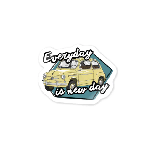 Everyday is new day Sticker