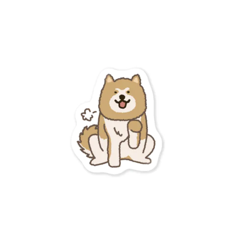 あっあっあきた犬 Sticker