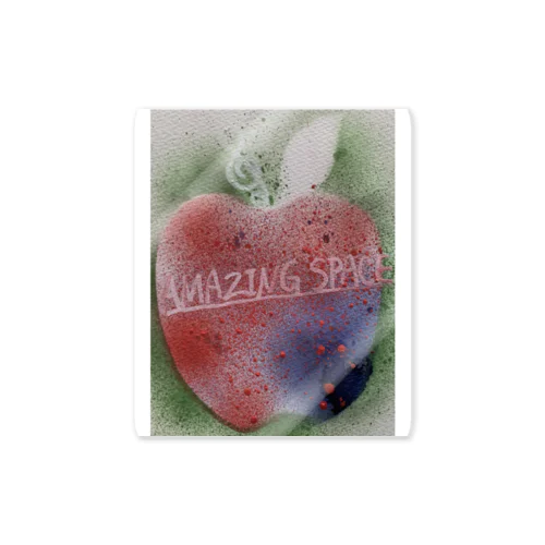 Amazing space “apple” Sticker