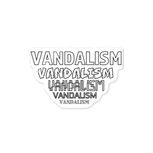 VANDALISM Sticker