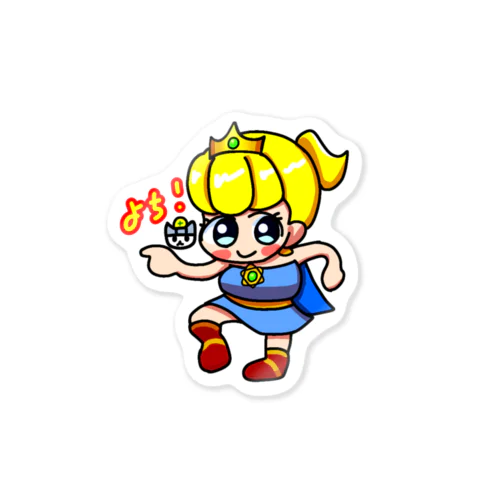 現場ダビコちゃん Sticker