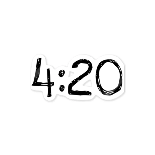 4:20 ステッカー