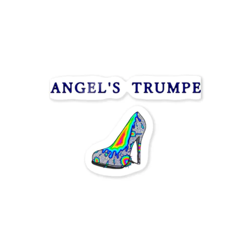 angel,s trumpe Sticker