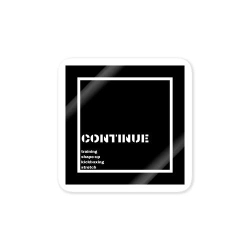 continue Sticker