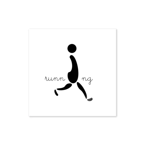 running Sticker