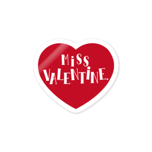 Miss Valentine. Sticker