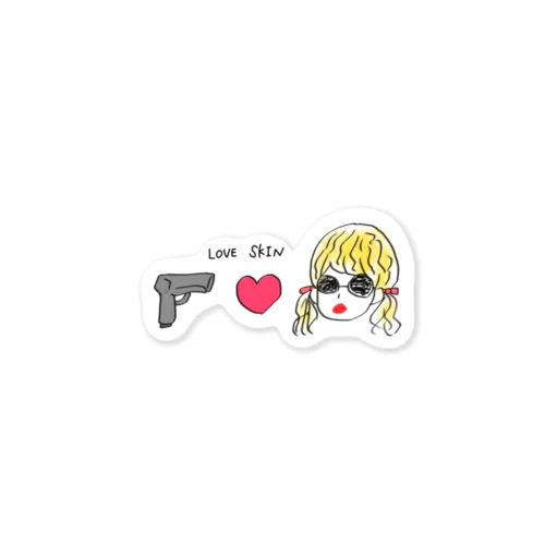 LOVE SKIN Sticker