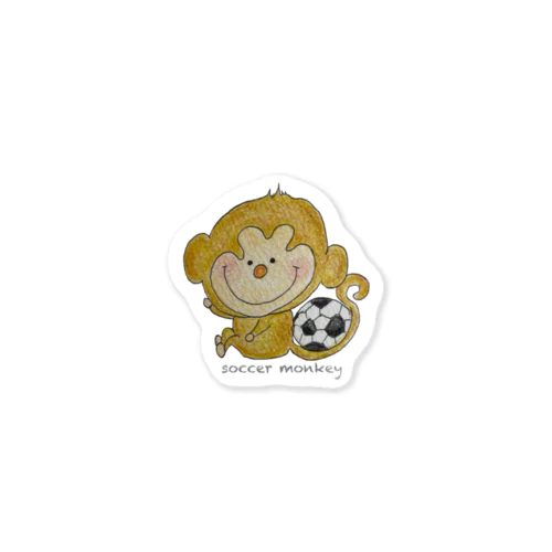 Soccer Monkey ステッカー