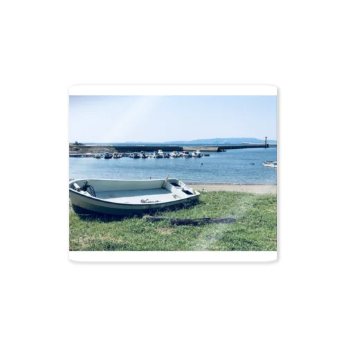 とある田舎の風景(海) Sticker