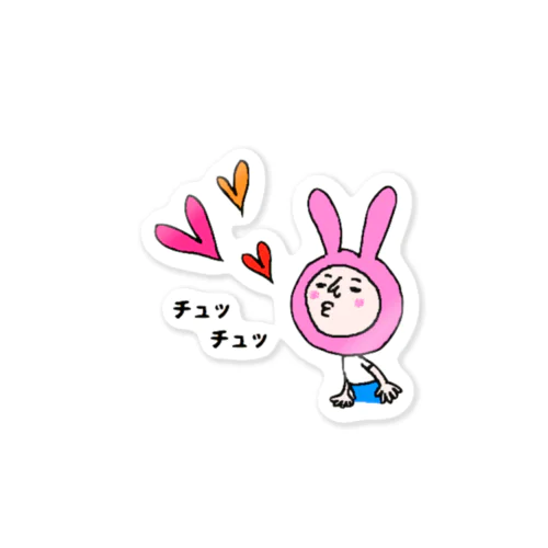 ウサ吉   ラブリー Sticker