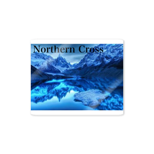 teamNorthern Lights  Northern Cross Sticker