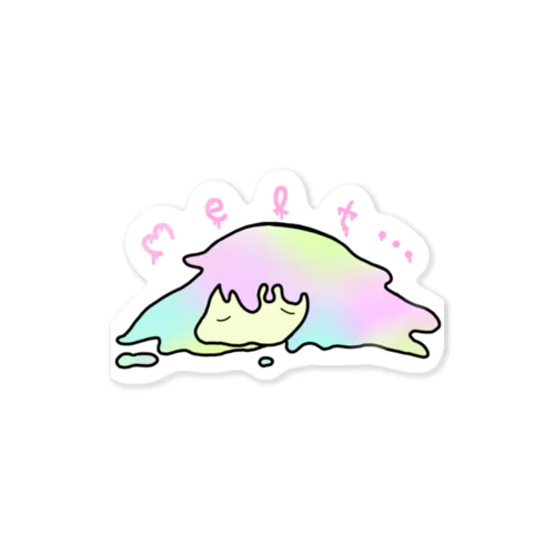 溶けるちゃん Sticker