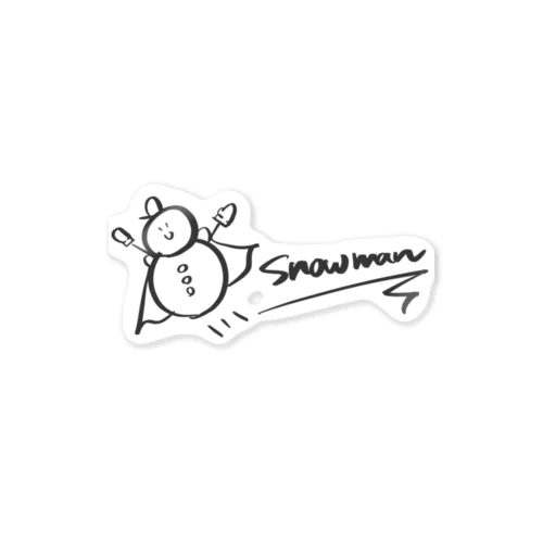 SUPER SNOW MAN ステッカー