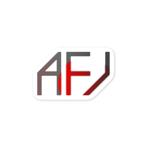 AFJ Sticker (Gray) ステッカー