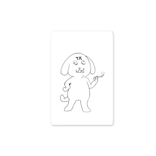 tkdogステッカー Sticker