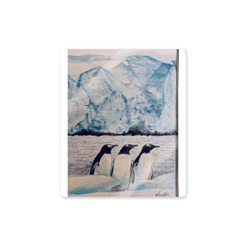南極のペンギン ステッカー