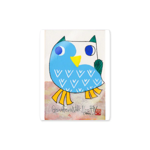 Pop Owl ステッカー