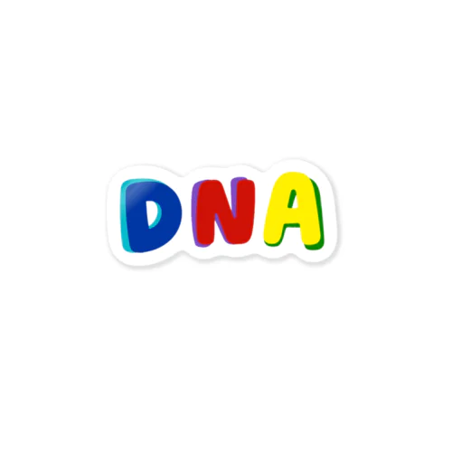 ❤️💛DNA💙💚　dna 　英文字グッズ Sticker