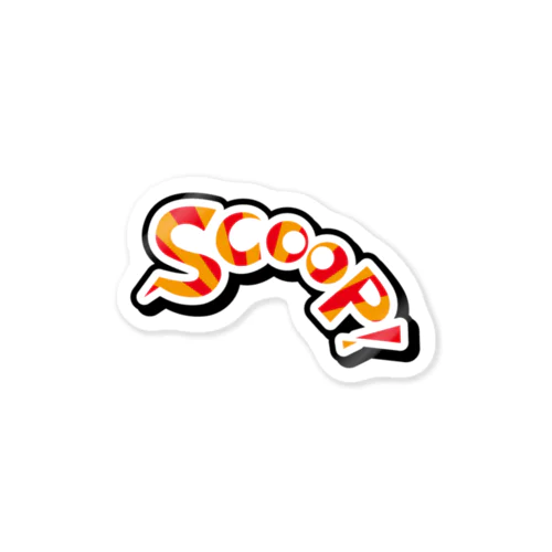 SCOOP！ステッカー Sticker