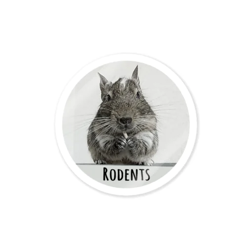 Rodents デグー齧歯類グッズ Sticker