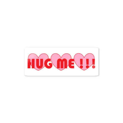 HUG ME !!! ステッカー