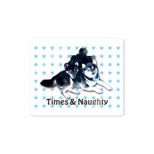 Times&Naughty グッズ ステッカー