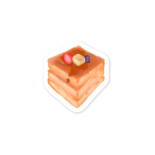 四角いホットケーキ Sticker
