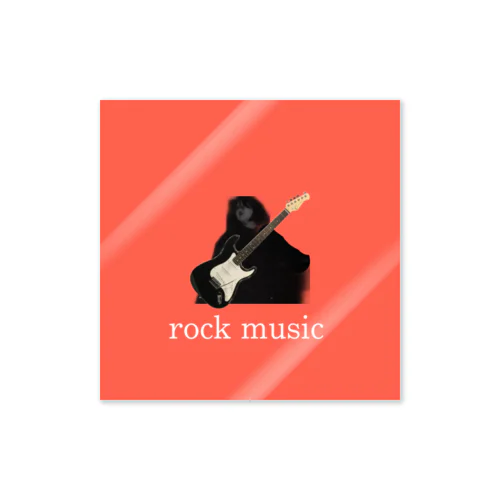 rock music ステッカー
